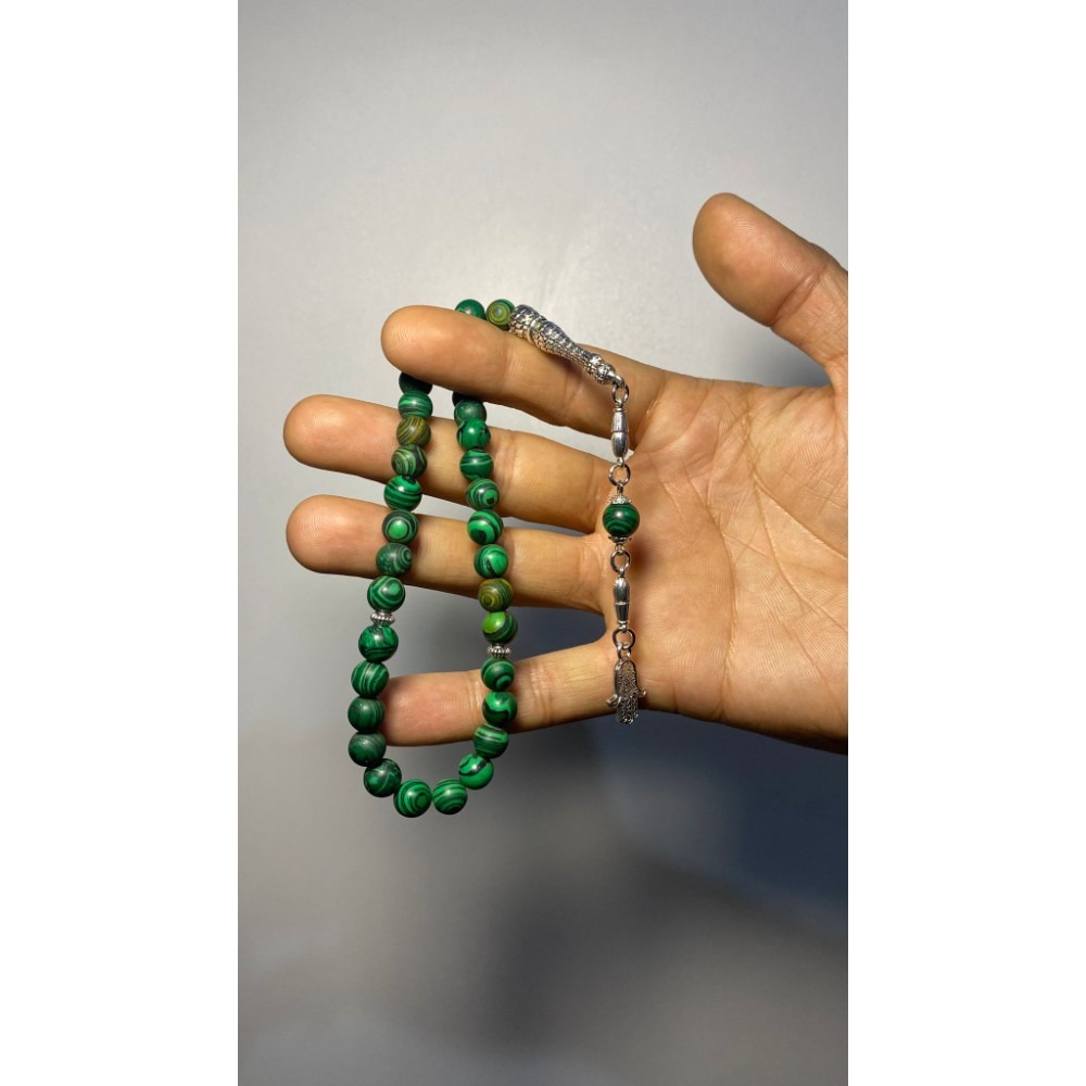 Malakit Desenli Küre Kesim