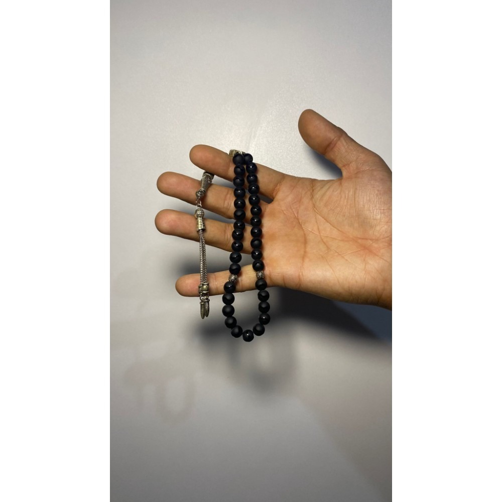 Özel İşçilikli Ay Yıldız Detaylı Tesbih